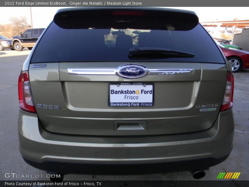 Ginger Ale Metallic / Medium Light Stone 2012 Ford Edge Limited EcoBoost