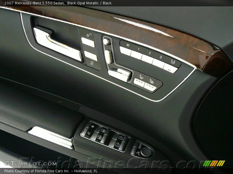 Black Opal Metallic / Black 2007 Mercedes-Benz S 550 Sedan