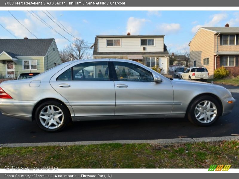 Brilliant Silver Metallic / Charcoal 2003 Mercedes-Benz S 430 Sedan