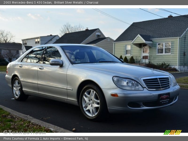 Brilliant Silver Metallic / Charcoal 2003 Mercedes-Benz S 430 Sedan