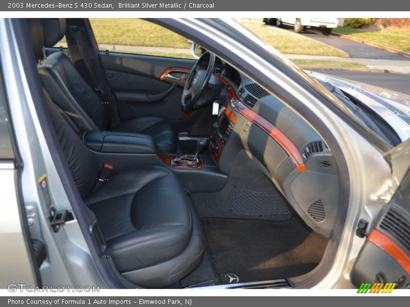 Brilliant Silver Metallic / Charcoal 2003 Mercedes-Benz S 430 Sedan