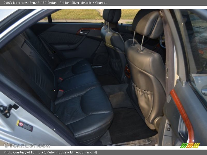 Brilliant Silver Metallic / Charcoal 2003 Mercedes-Benz S 430 Sedan