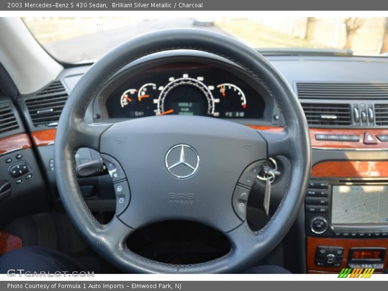 Brilliant Silver Metallic / Charcoal 2003 Mercedes-Benz S 430 Sedan