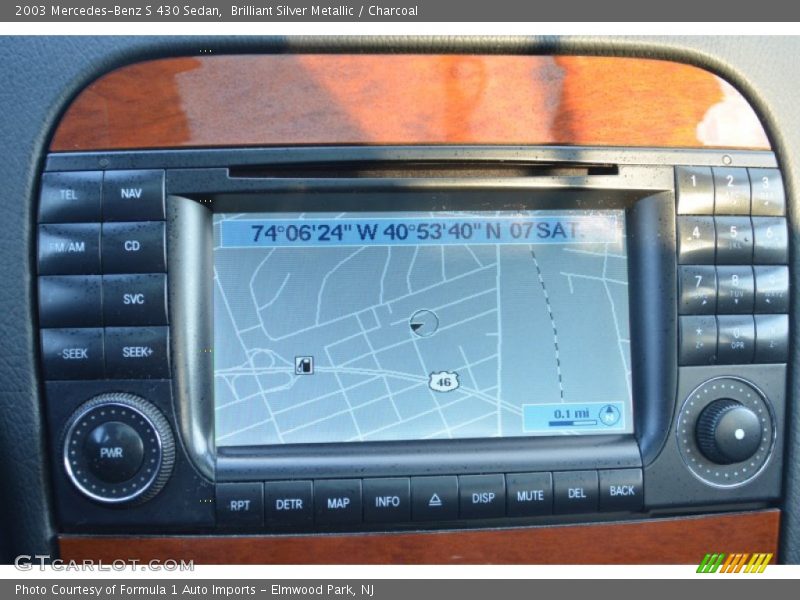 Brilliant Silver Metallic / Charcoal 2003 Mercedes-Benz S 430 Sedan
