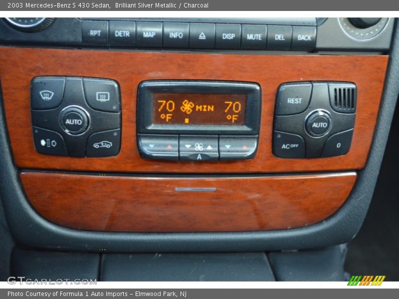 Brilliant Silver Metallic / Charcoal 2003 Mercedes-Benz S 430 Sedan