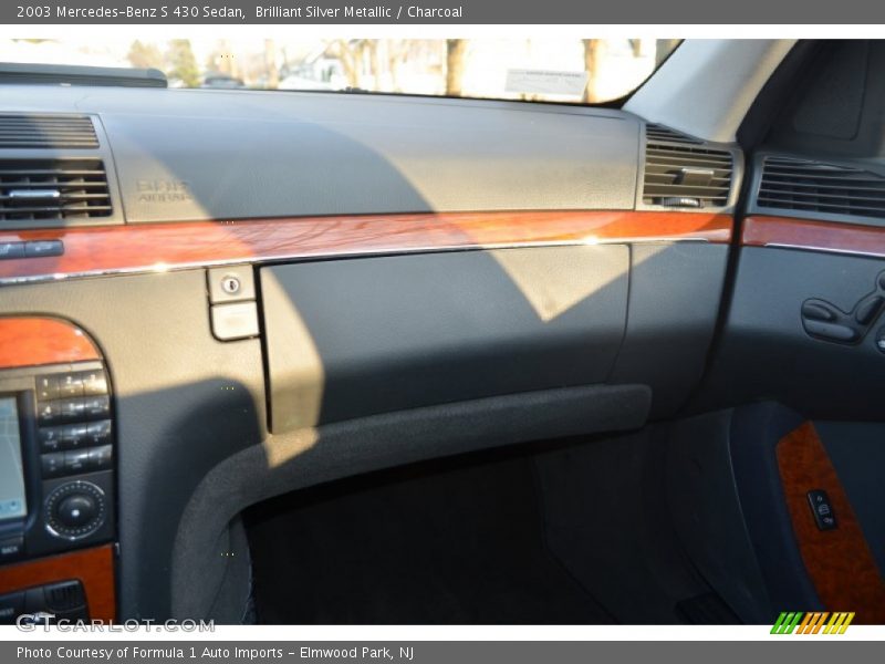 Brilliant Silver Metallic / Charcoal 2003 Mercedes-Benz S 430 Sedan