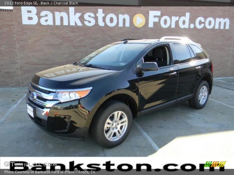 Black / Charcoal Black 2012 Ford Edge SE