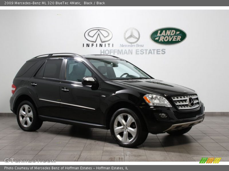 Black / Black 2009 Mercedes-Benz ML 320 BlueTec 4Matic