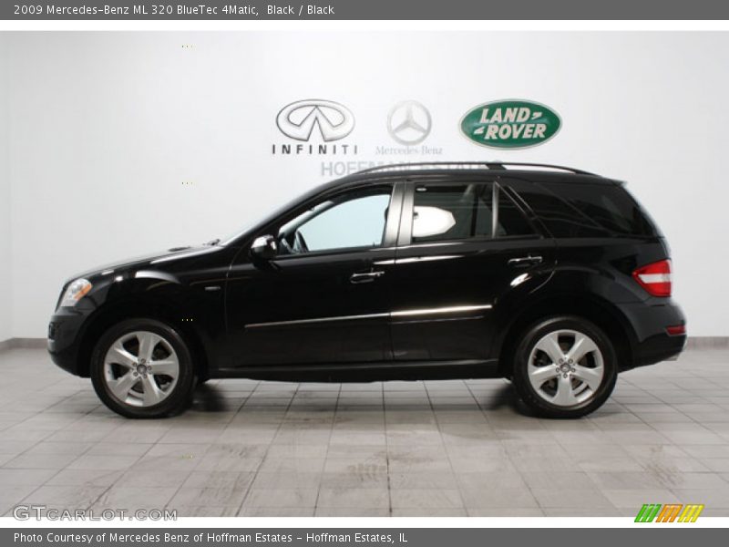 Black / Black 2009 Mercedes-Benz ML 320 BlueTec 4Matic