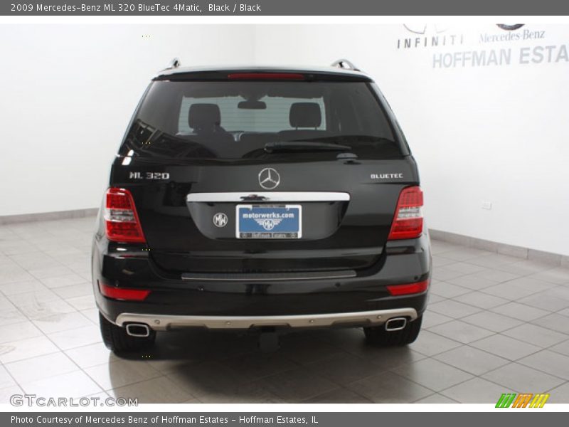 Black / Black 2009 Mercedes-Benz ML 320 BlueTec 4Matic