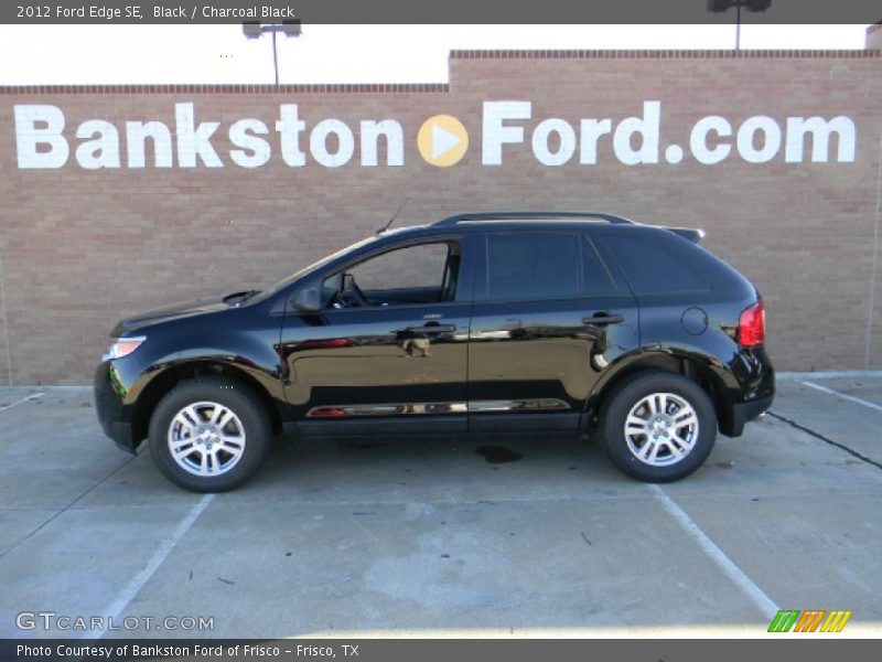 Black / Charcoal Black 2012 Ford Edge SE