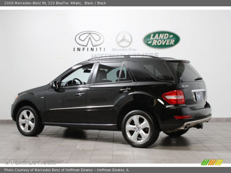 Black / Black 2009 Mercedes-Benz ML 320 BlueTec 4Matic