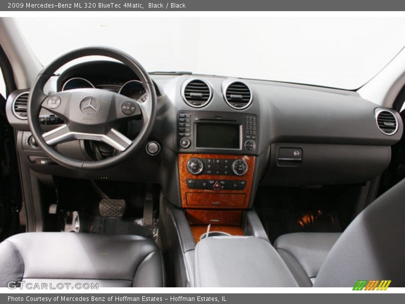 Black / Black 2009 Mercedes-Benz ML 320 BlueTec 4Matic