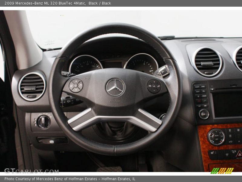 Black / Black 2009 Mercedes-Benz ML 320 BlueTec 4Matic