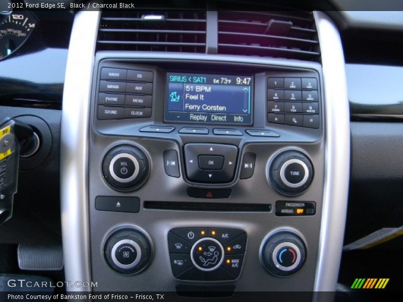 Black / Charcoal Black 2012 Ford Edge SE