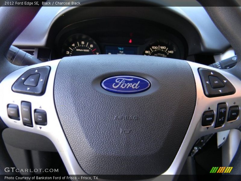 Black / Charcoal Black 2012 Ford Edge SE