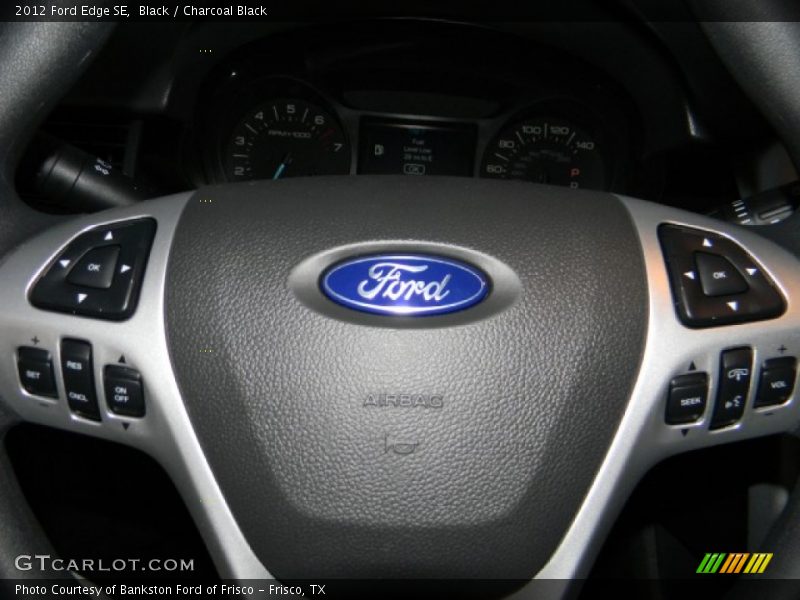 Black / Charcoal Black 2012 Ford Edge SE