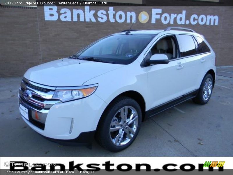 White Suede / Charcoal Black 2012 Ford Edge SEL EcoBoost