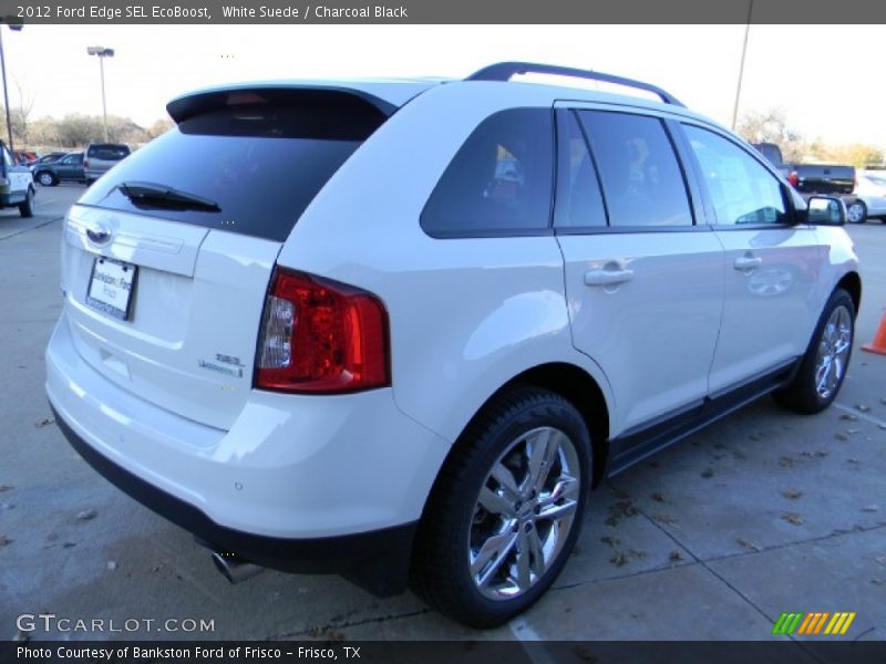 White Suede / Charcoal Black 2012 Ford Edge SEL EcoBoost