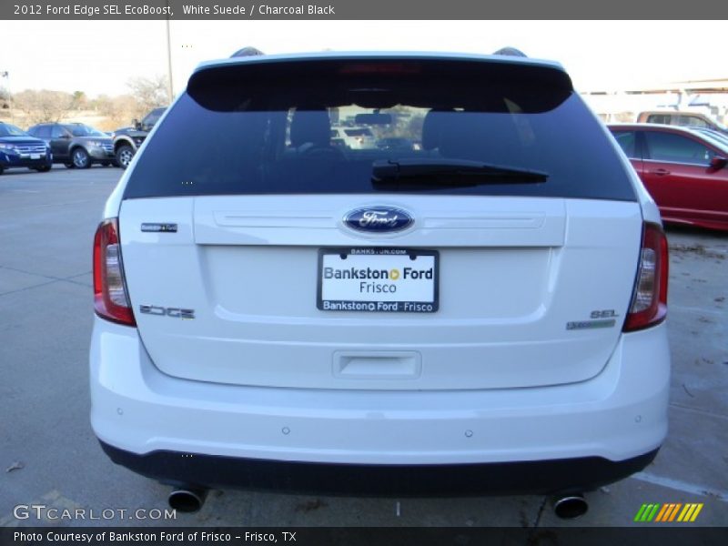 White Suede / Charcoal Black 2012 Ford Edge SEL EcoBoost
