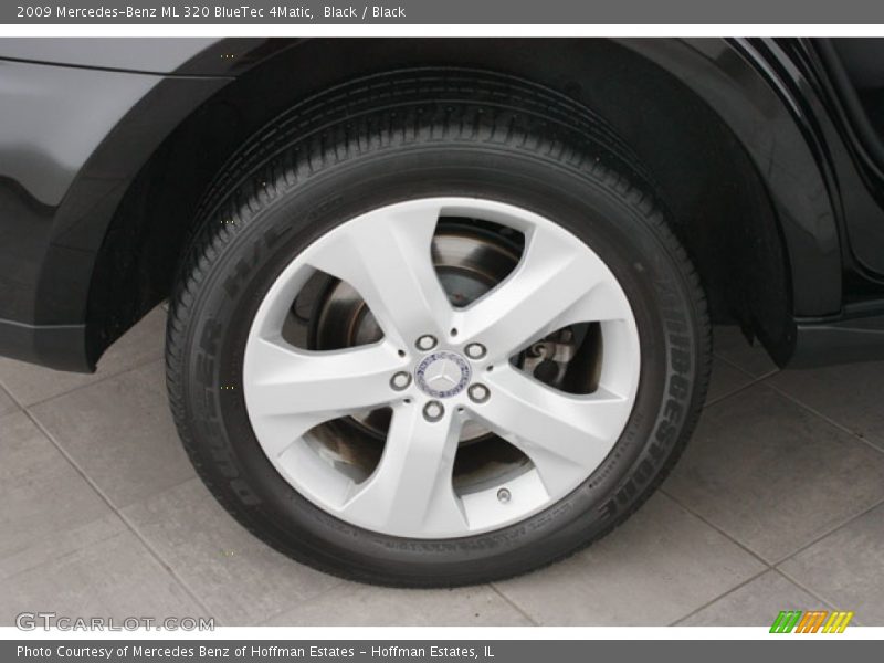 Black / Black 2009 Mercedes-Benz ML 320 BlueTec 4Matic