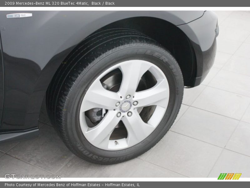 Black / Black 2009 Mercedes-Benz ML 320 BlueTec 4Matic
