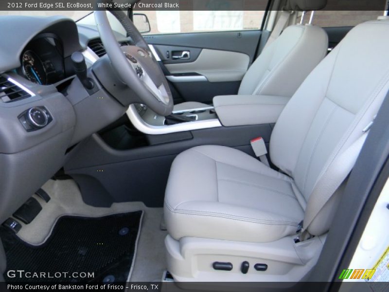 White Suede / Charcoal Black 2012 Ford Edge SEL EcoBoost