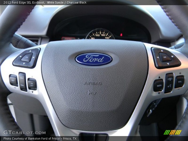 White Suede / Charcoal Black 2012 Ford Edge SEL EcoBoost