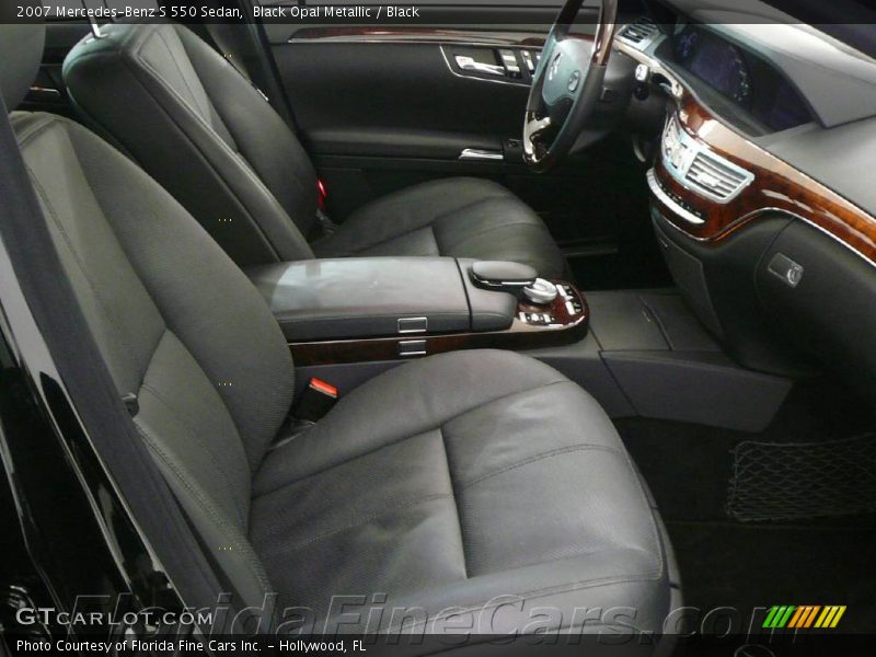 Black Opal Metallic / Black 2007 Mercedes-Benz S 550 Sedan