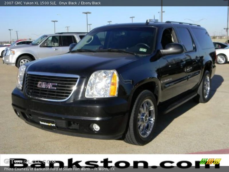 Onyx Black / Ebony Black 2007 GMC Yukon XL 1500 SLE