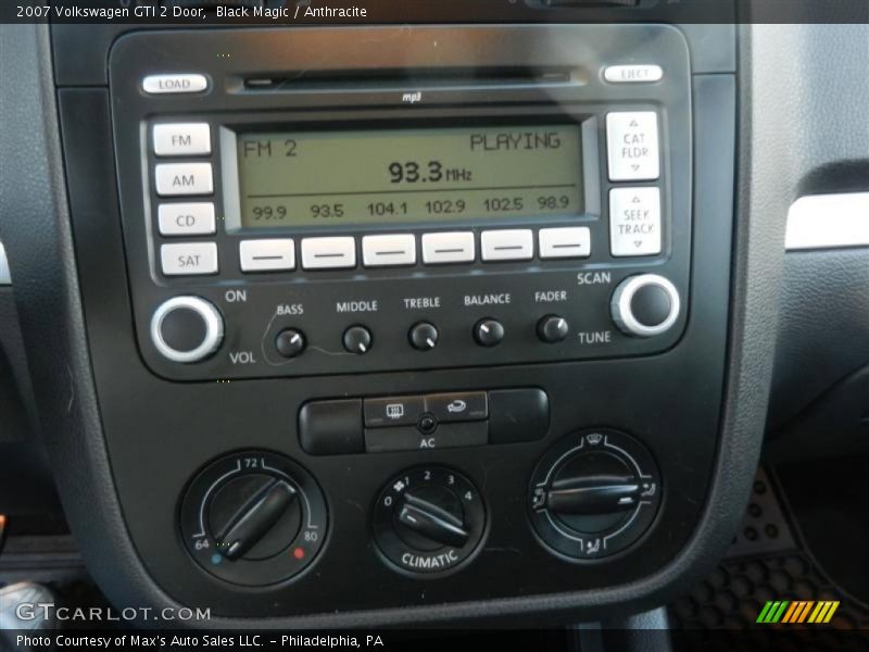 Black Magic / Anthracite 2007 Volkswagen GTI 2 Door