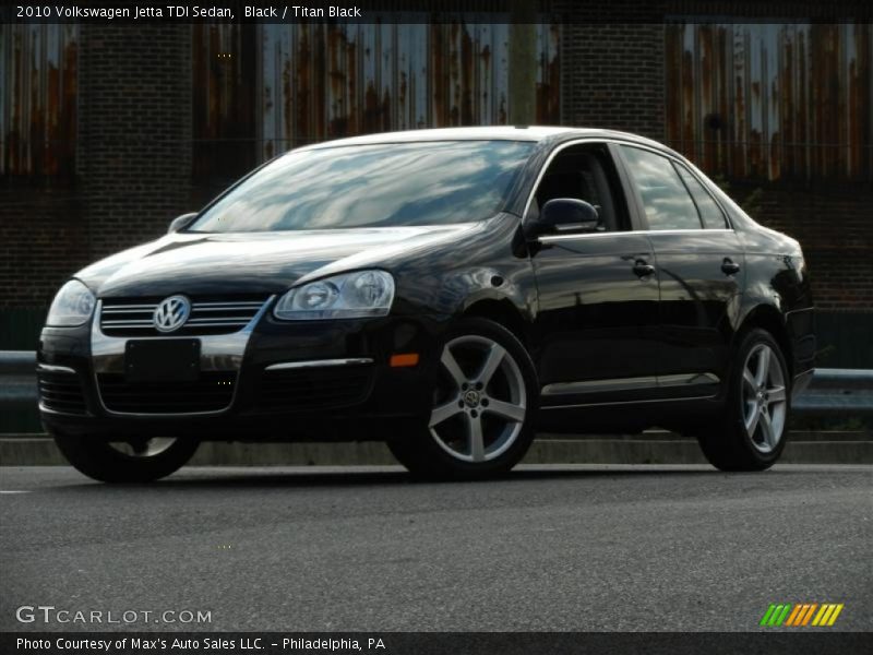 Black / Titan Black 2010 Volkswagen Jetta TDI Sedan