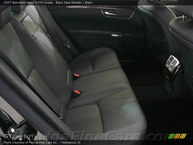 Black Opal Metallic / Black 2007 Mercedes-Benz S 550 Sedan