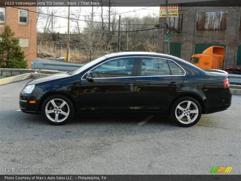 Black / Titan Black 2010 Volkswagen Jetta TDI Sedan