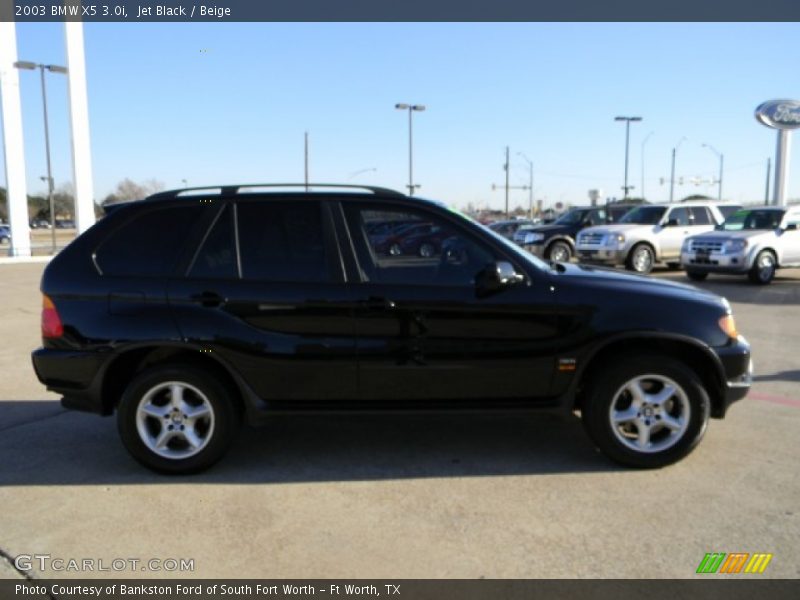 Jet Black / Beige 2003 BMW X5 3.0i