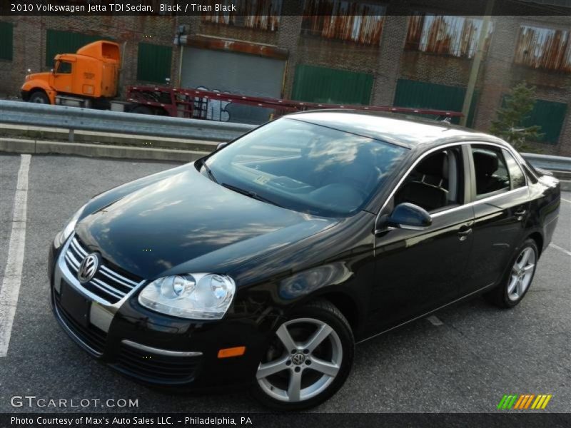 Black / Titan Black 2010 Volkswagen Jetta TDI Sedan