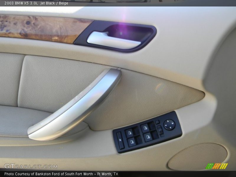 Jet Black / Beige 2003 BMW X5 3.0i