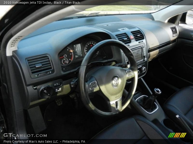 Black / Titan Black 2010 Volkswagen Jetta TDI Sedan