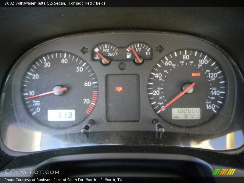 Tornado Red / Beige 2002 Volkswagen Jetta GLS Sedan