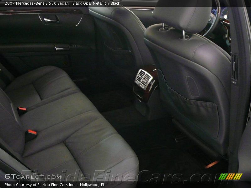 Black Opal Metallic / Black 2007 Mercedes-Benz S 550 Sedan