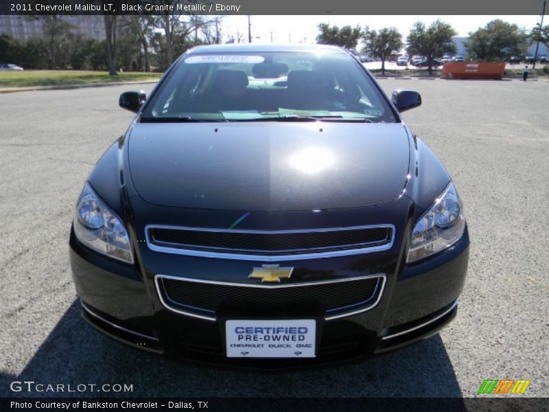 Black Granite Metallic / Ebony 2011 Chevrolet Malibu LT