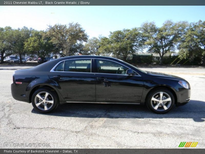 Black Granite Metallic / Ebony 2011 Chevrolet Malibu LT