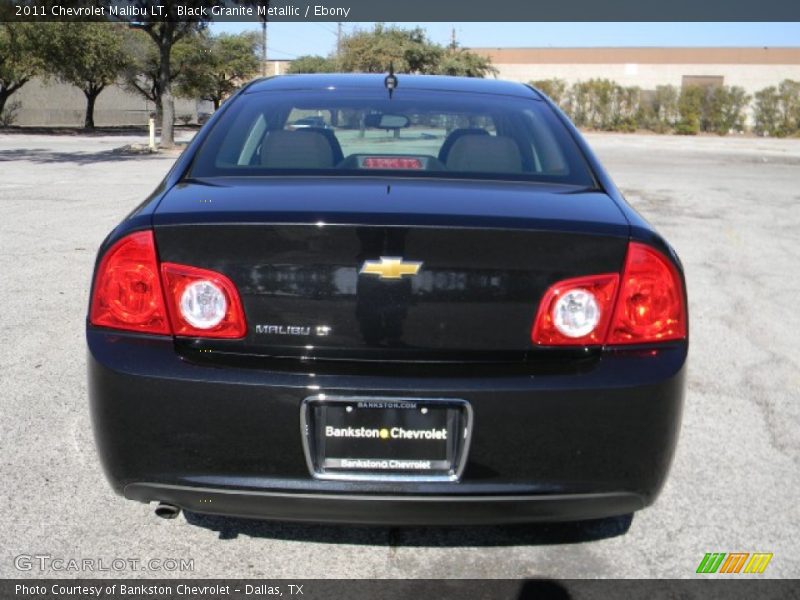 Black Granite Metallic / Ebony 2011 Chevrolet Malibu LT