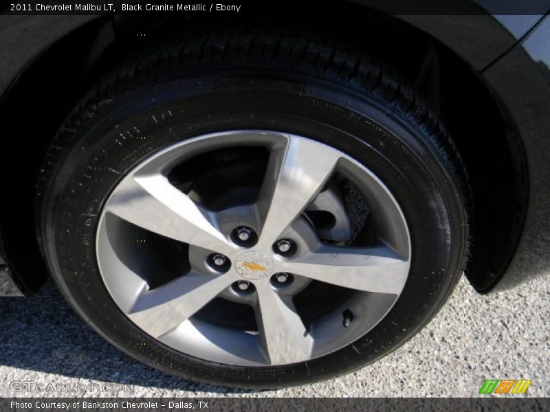 Black Granite Metallic / Ebony 2011 Chevrolet Malibu LT