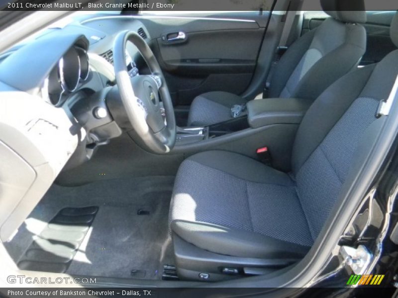 Black Granite Metallic / Ebony 2011 Chevrolet Malibu LT