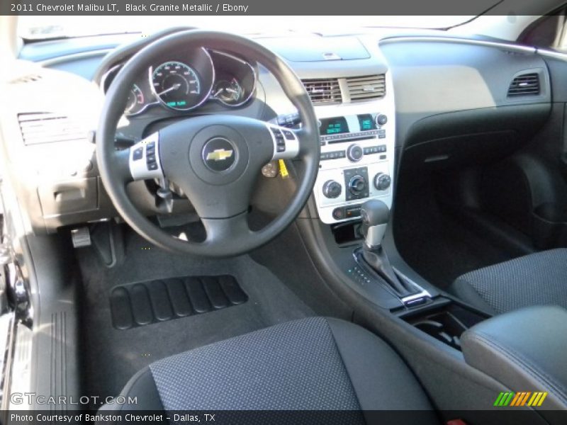 Black Granite Metallic / Ebony 2011 Chevrolet Malibu LT