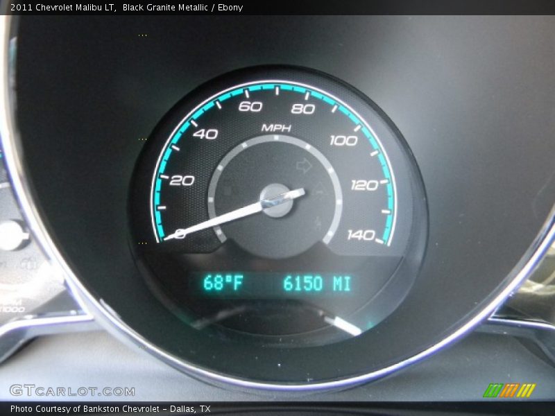 Black Granite Metallic / Ebony 2011 Chevrolet Malibu LT