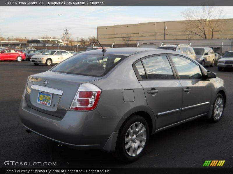 Magnetic Gray Metallic / Charcoal 2010 Nissan Sentra 2.0