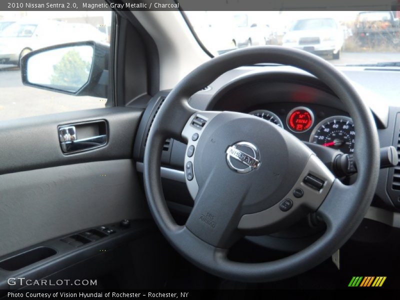 Magnetic Gray Metallic / Charcoal 2010 Nissan Sentra 2.0