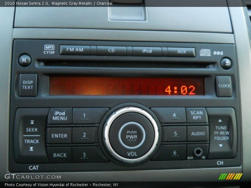 Magnetic Gray Metallic / Charcoal 2010 Nissan Sentra 2.0